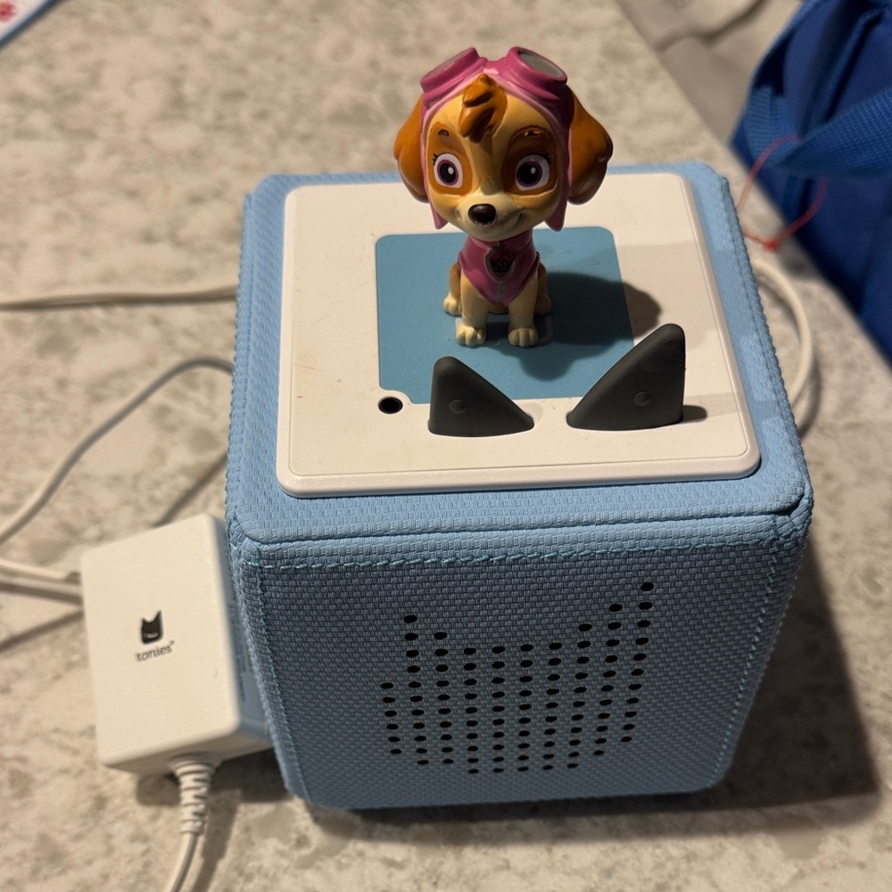 Blue Tonies Audio Box with Character Figure